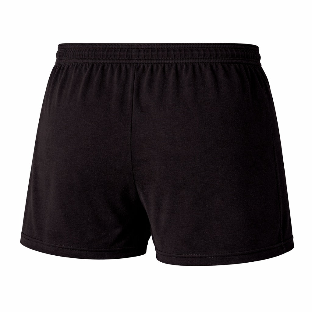 back of black sauna shorts